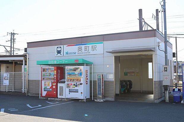 名鉄尾西線　奥町駅 880m