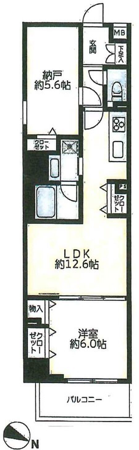 ＪＲ京浜東北・根岸線 東十条駅まで 徒歩4分(1SLDK) 2階の内観