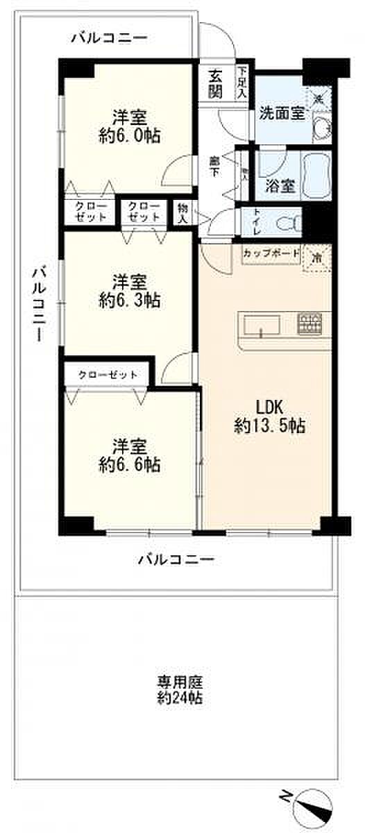 間取り（3LDK）