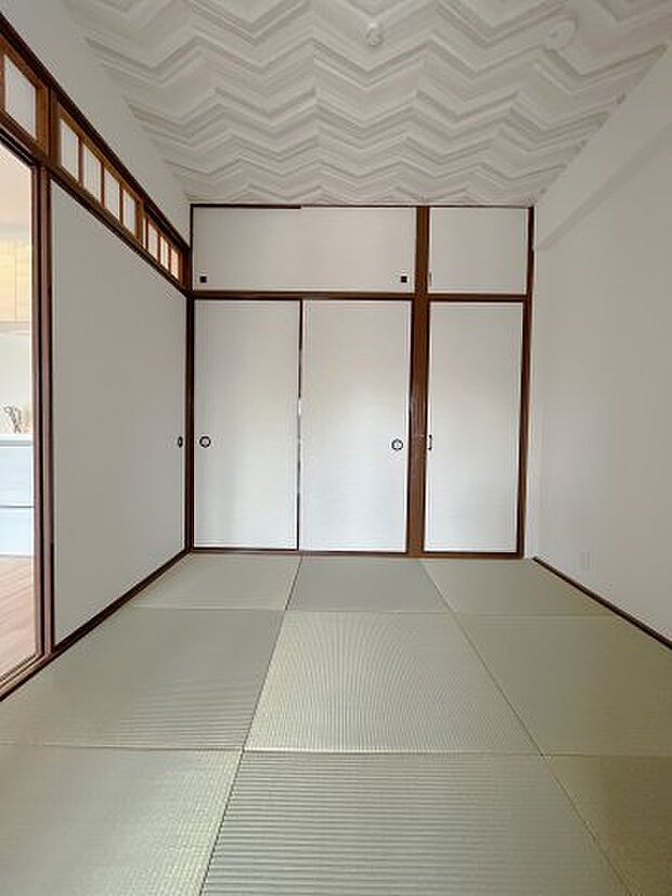 琉球畳の和室です。