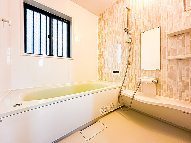 バスルームは、1日の疲れを取り、心身を癒すことができる場所。住まいの中のリラクゼーション空間です。室内（2024年4月14日）撮影