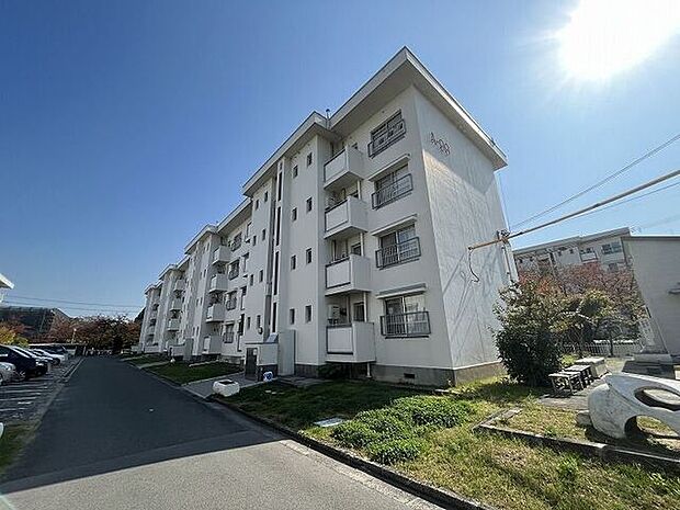 香里三井Ｈ住宅99号棟(3DK) 2階の外観