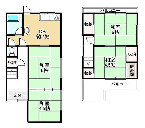 ＪＲ山陽本線 土山駅まで 徒歩14分(4DK)の内観