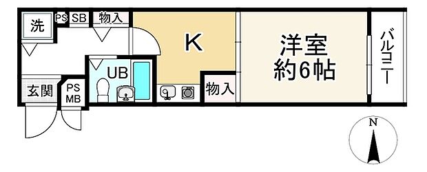 ライオンズマンション京都三条大宮(1K) 2階の内観