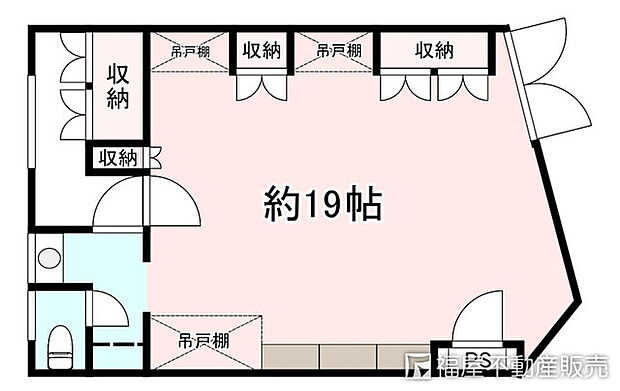 桂グランドハイツ(1R) 1階の間取り図