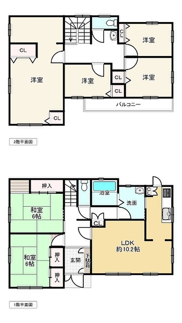 ＪＲ山陽本線 土山駅まで 徒歩14分(6LDK)の内観