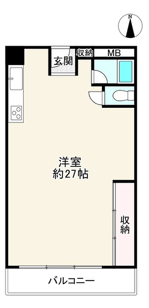 ニュー北加賀屋マンション(1R) 5階の内観