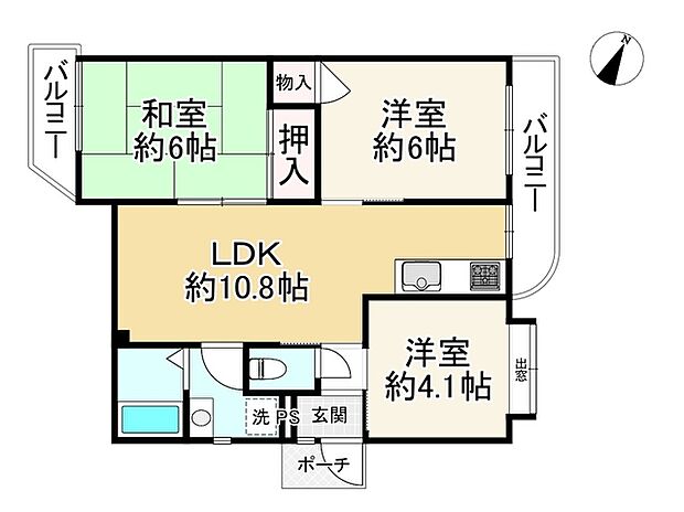 ワコーレ須磨本町(3LDK) 2階の内観