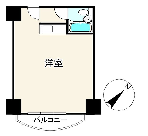 琵琶湖プラザ(1R) 8階の内観