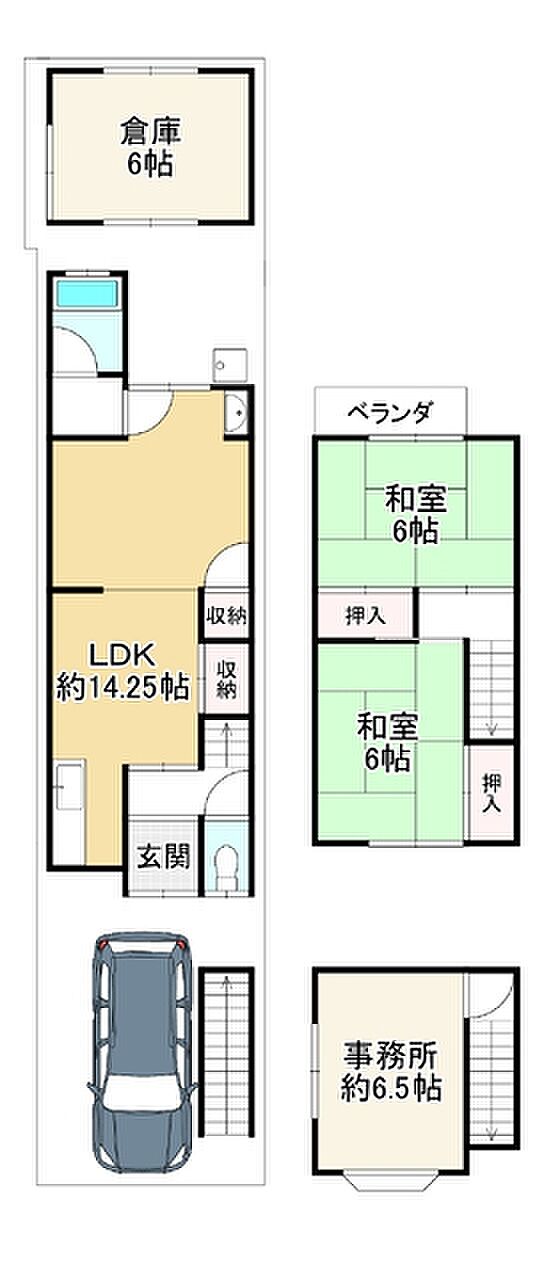 京阪本線 淀駅までバス約6分 北川顔バス停 徒歩8分(2LDK)の内観