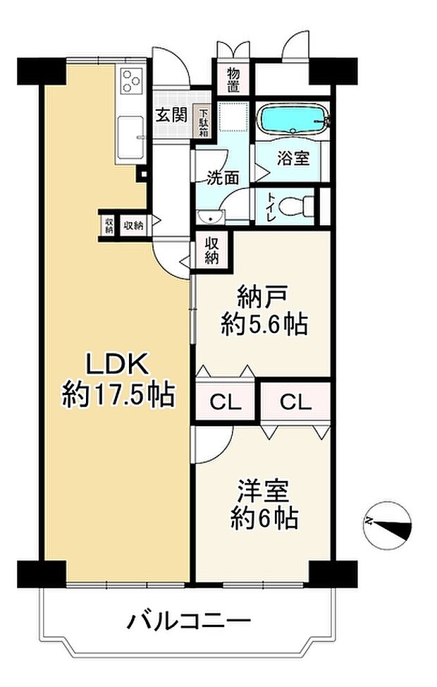 ローレルハイツ大淀1号棟(1SLDK) 10階の内観