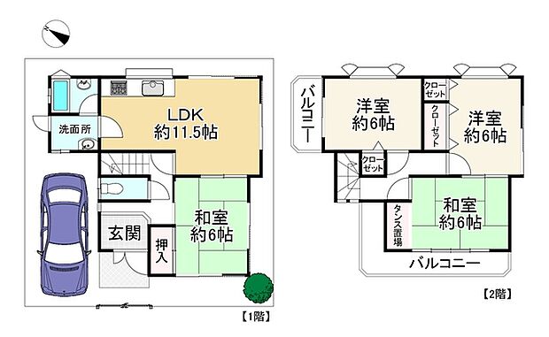 交野市大字森(4LDK)の内観