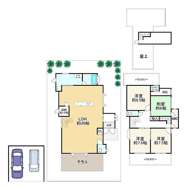 枚方市菊丘町　中古戸建(4SLDK)の内観