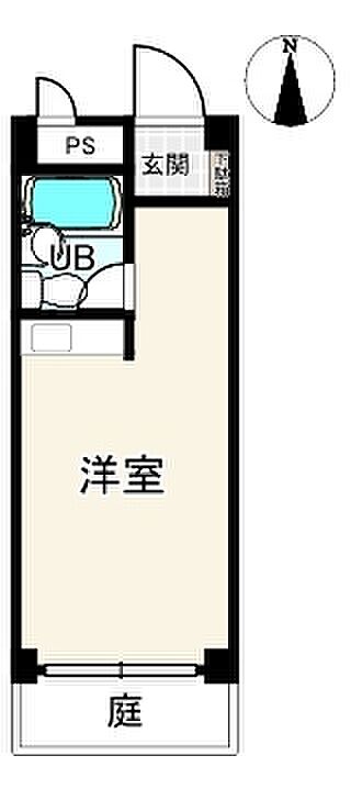パラツィーナ武庫之荘(1R) 1階の間取り図