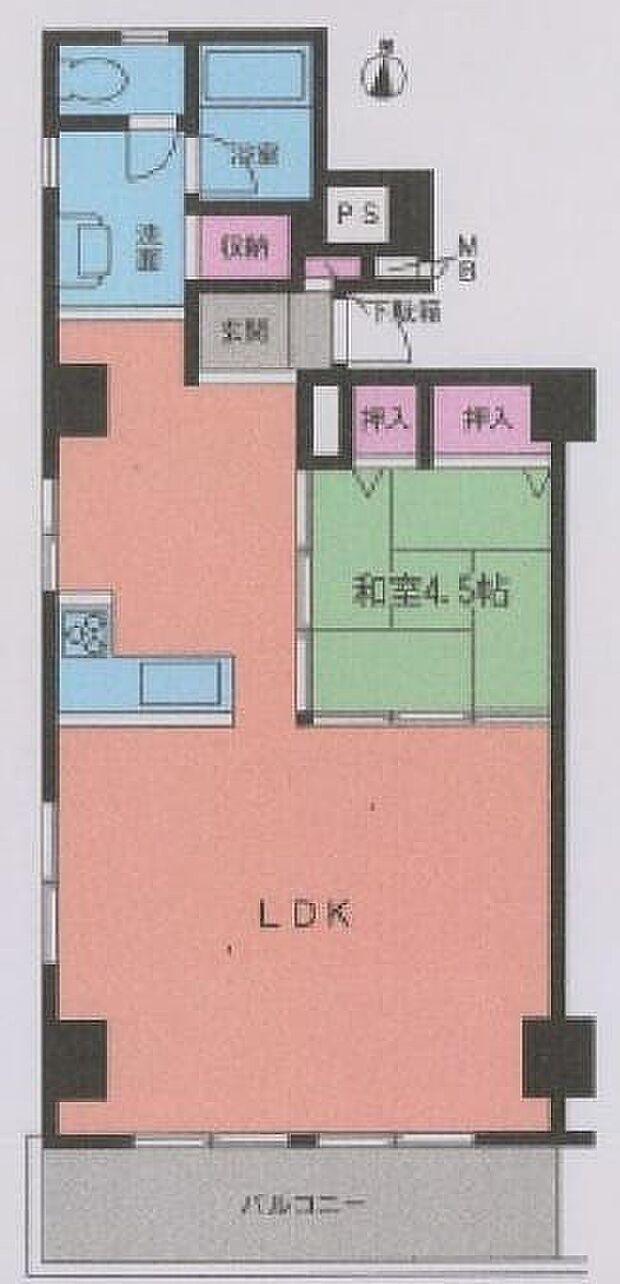ネオハイツ錦(1LDK) 8階の内観