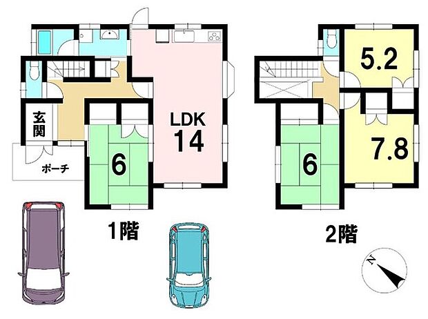 近鉄難波・奈良線 近鉄奈良駅までバス約20分 塚穴公園バス停 徒歩9分(4LDK)の内観