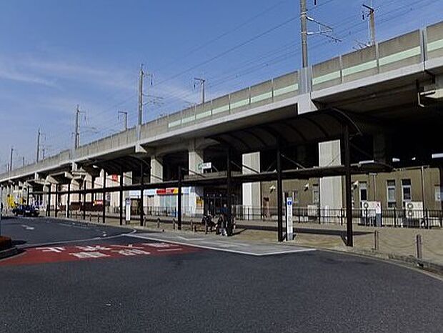 『南与野駅』（1600m）