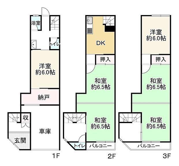 淀川区加島4丁目　中古戸建(6SDK)の内観