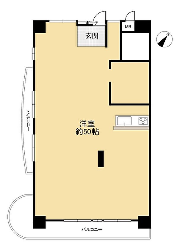 姫路甲丘アーバンコンフォート(1R) 7階の内観