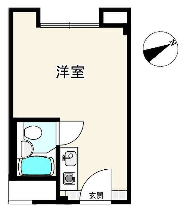 メガロコープ福島(1R) 7階の間取り図