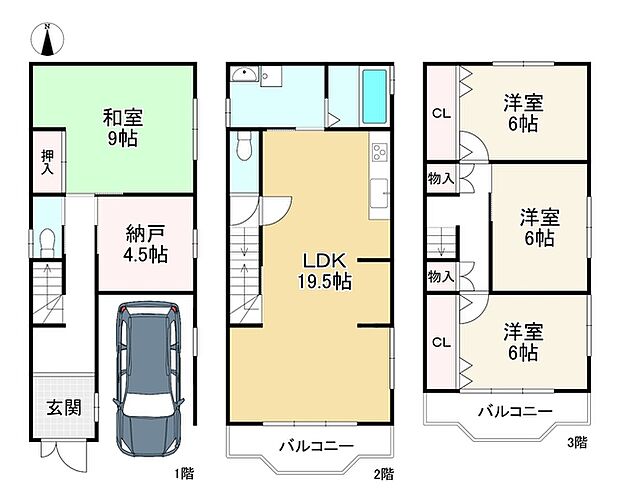 京阪本線 墨染駅まで 徒歩10分(4SLDK)の内観