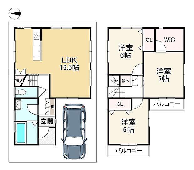 阪急京都線 西向日駅まで 徒歩21分(3LDK)の内観