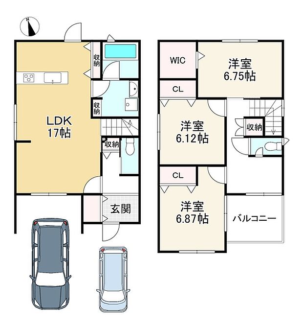 3号地(3LDK)の内観