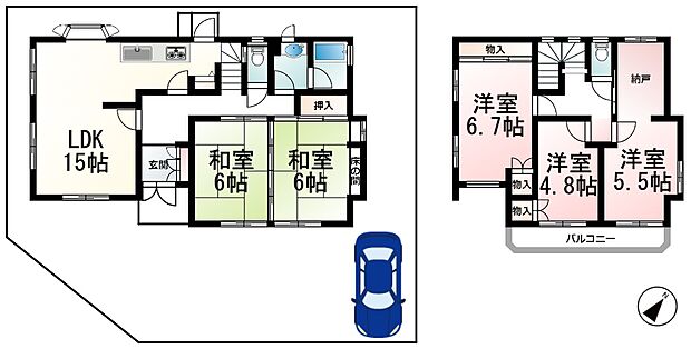 本宮2丁目(5SLDK)の内観