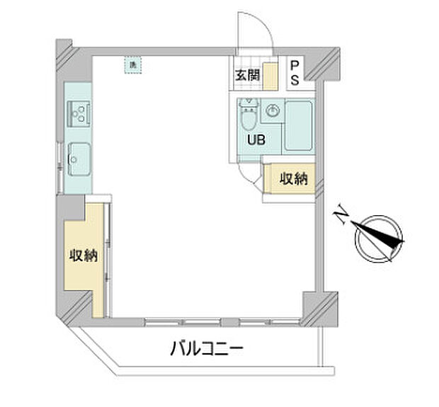 原宿ニュースカイハイツ(1R) 2階の内観