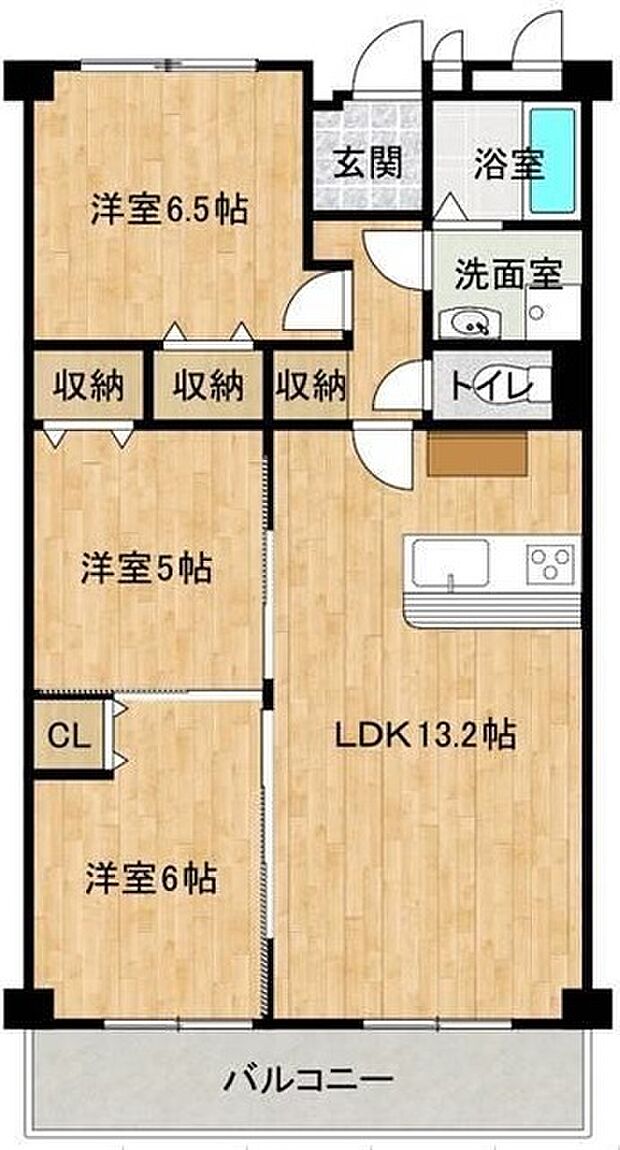 新大阪ファイナンス(3LDK) 9階の間取り図