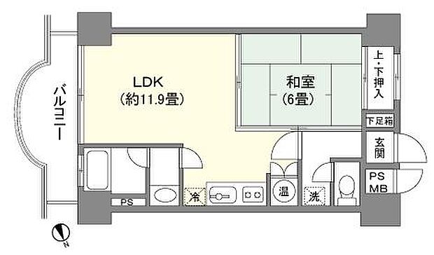 フラワーコースト南房丸山(1LDK) 4階の内観