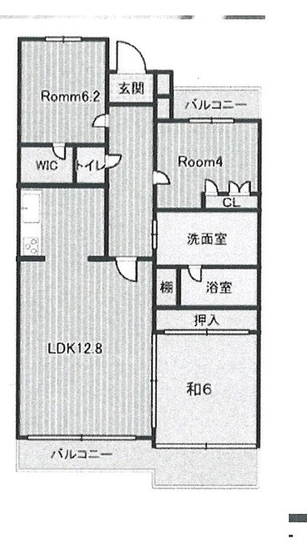 レールシティ津田沼(3LDK) 1階の内観