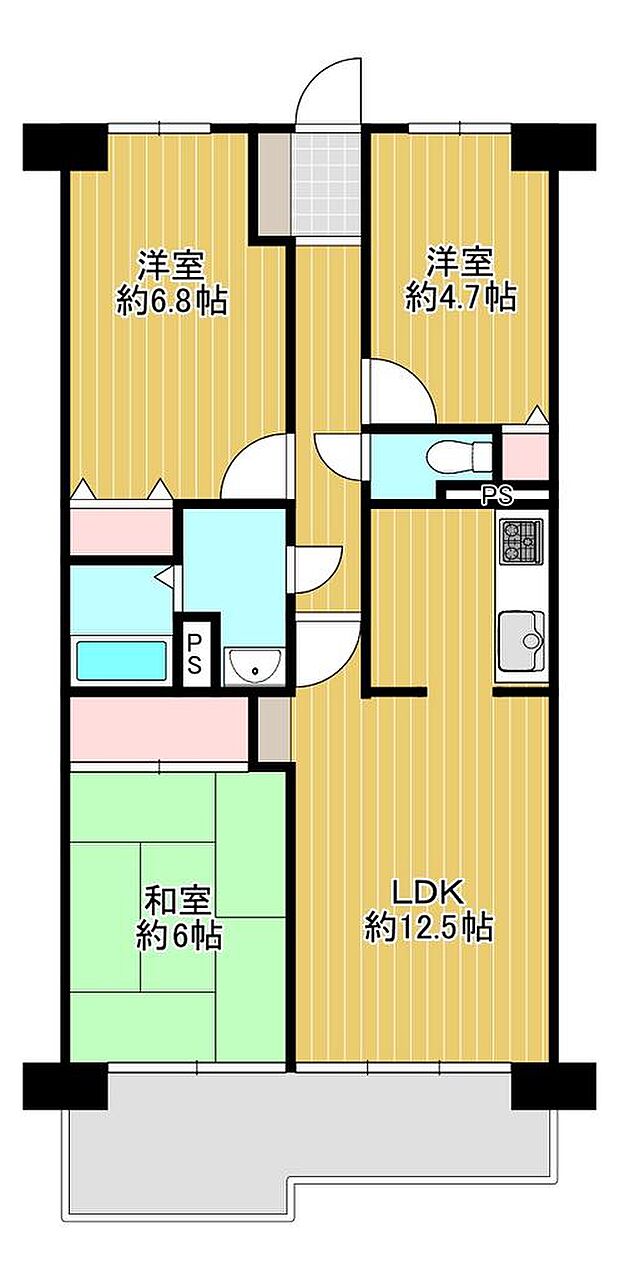 ハイラーク入間(3LDK) 3階/329の内観