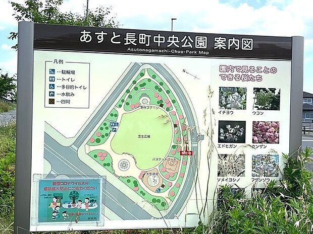 あすと長町公園　約180ｍ