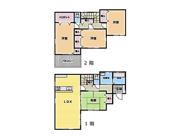 千葉県東金市滝(4LDK)の内観