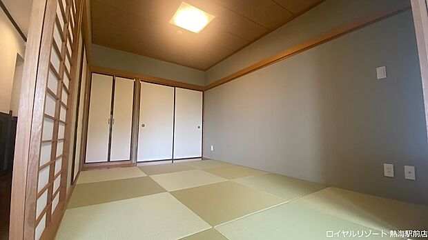 和室は6畳スペースになります。半畳琉球スタイルの畳を採用。清潔感があります。