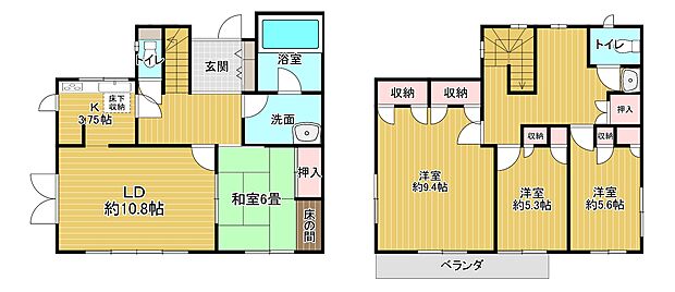 現在リフォーム中となります。細かな間取りは変更になる場合がございます。