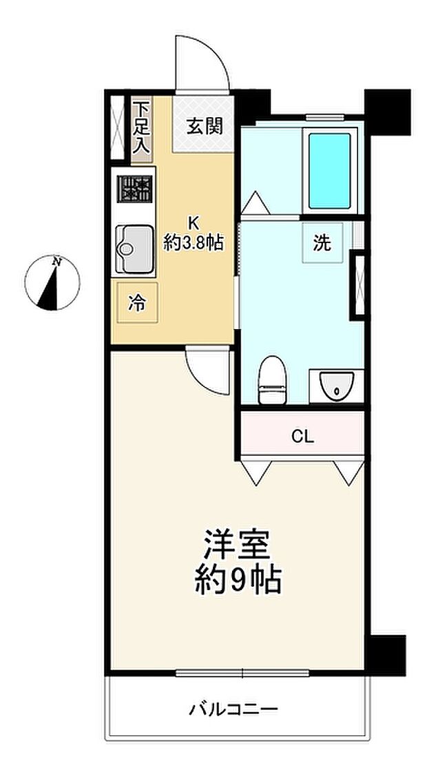 久我山ロータリーマンション(1K) 1階の内観
