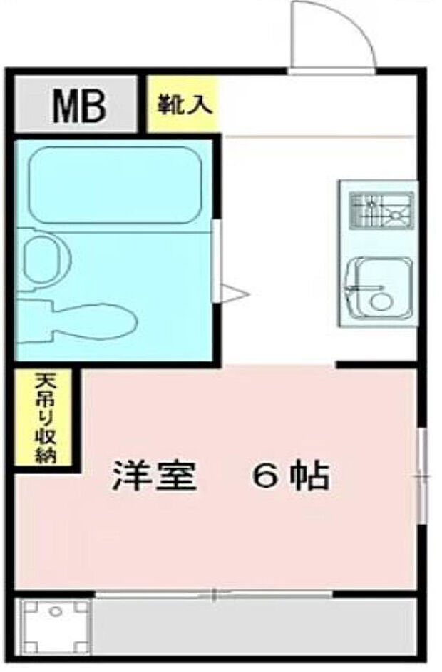 アートイン大塚(1R) 2階の間取り図
