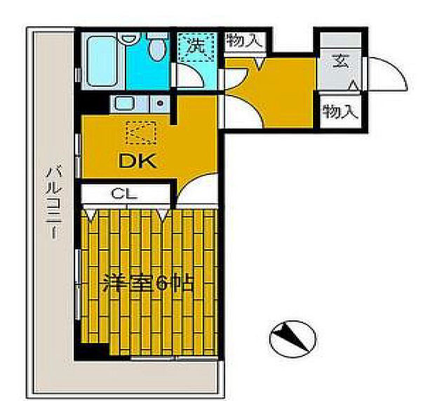 ライオンズマンション　相模が丘第5(1DK) 2階の内観