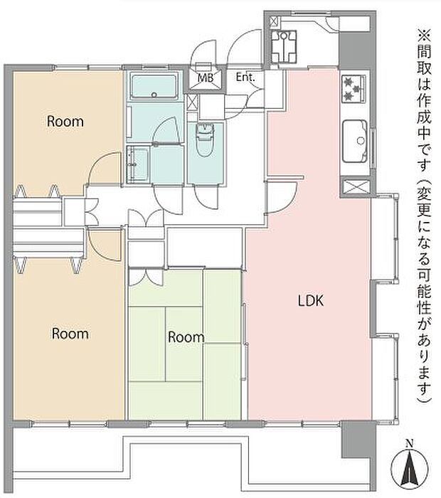 中古マンションの3LDKは、経済的で、一般的な広さがあり、夫婦又は3人家族に最適です。リビングルームでは、食事会を楽しむスペースがあることや、部屋の用途は、寝室や子供部屋を設けることも可能です。