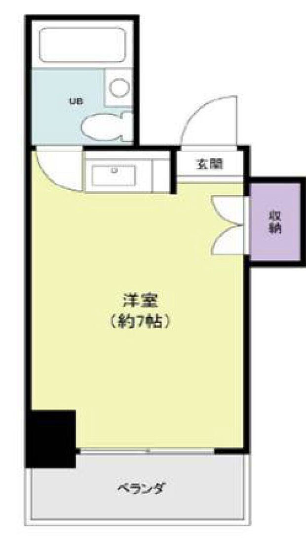 メゾン・ド・ノア元横山(1R) 2階の間取り図