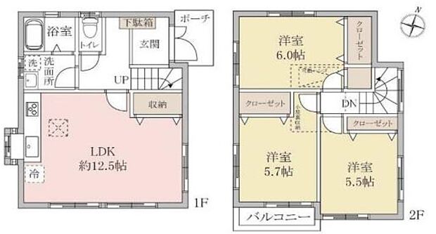 広々使える3LDKです。