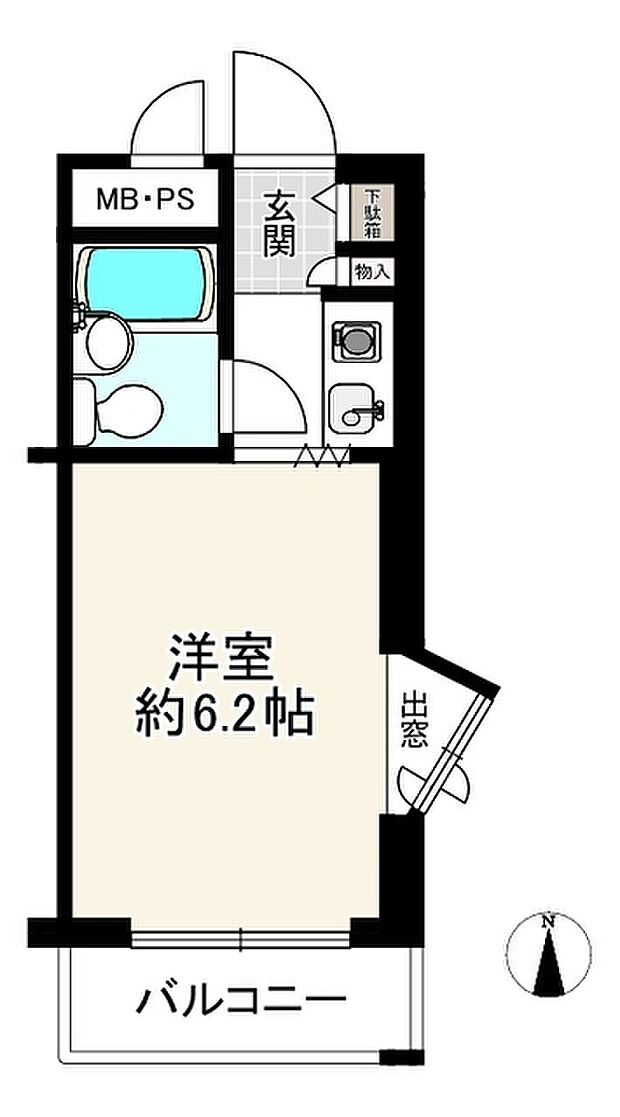 ジョイフル武庫之荘I(1R) 3階の内観