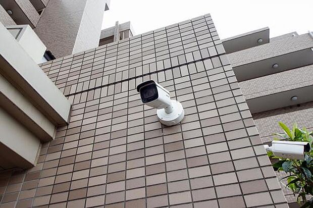 安心の防犯設備／敷地内には防犯カメラを複数設置しております