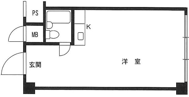 新大阪コーポビアネーズ(1R) 7階/7Fの間取り図
