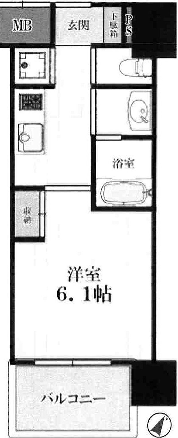 エスライズ新大阪フロント(1K) 3階/3Fの間取り図