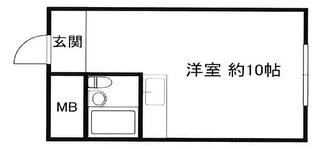 新大阪コーポビアネーズ(1R) 4階/440の間取り図