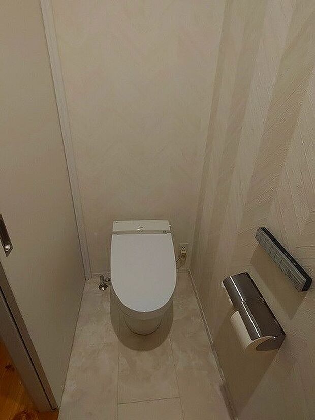 清潔感のある1Fトイレ
