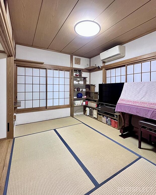 高温多湿の日本の気候に適した和室。調湿機能のある畳が快適な空間を維持してくれます。